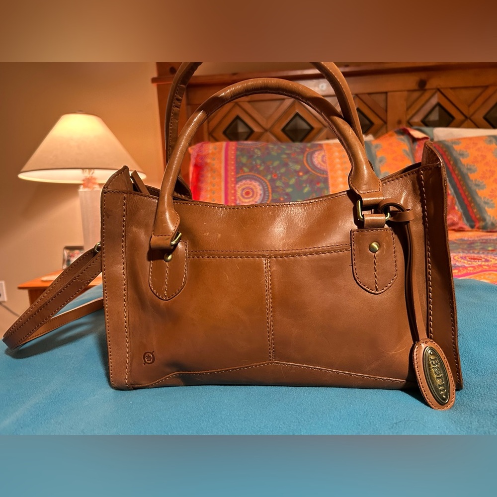 Born Brown Genuine Leather Purse